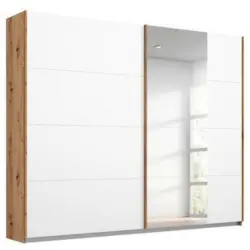 Schiebetürenschrank in Eichefarben