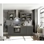 XXXLutz Lauterach - Ihr M&ouml;belhaus bei Bregenz K&uuml;chenleerblock 235 cm in Anthrazit, Eiche Artisan