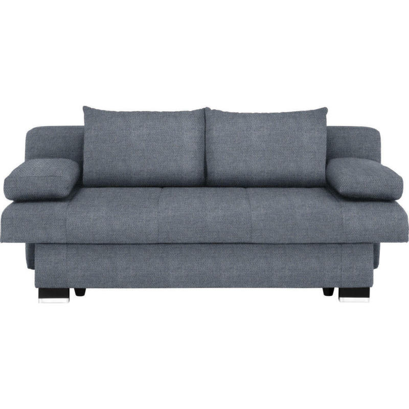 Schlafsofa in Blau, Grau