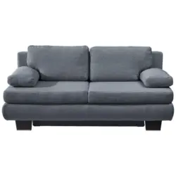 Schlafsofa in Blau, Grau