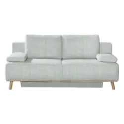 Boxspringsofa in Grau