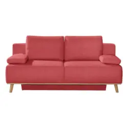 Boxspringsofa in Rot