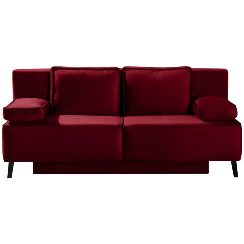 Schlafsofa in Dunkelrot