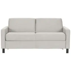Schlafsofa in Webstoff Hellgrau