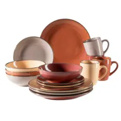 Kombiservice Metallic Rim 16-teilig