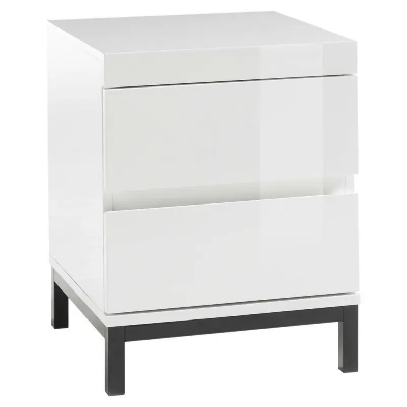 Nachtkästchen in Weiß