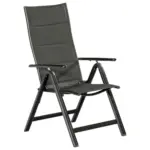 XXXLutz Lauterach - Ihr M&ouml;belhaus bei Bregenz Gartenklappsessel in Metall, Textil Graphitfarben, Dunkelgrau