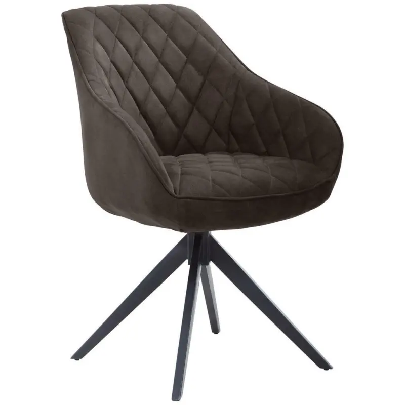 Armlehnstuhl in Eisen Webstoff