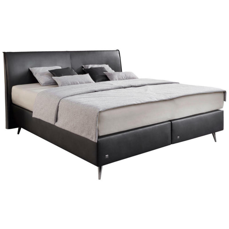 Boxspringbett 160/200 cm in Anthrazit