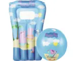 Hornbach Strandset Happy People Peppa Pig mit Wasserball und Kinderluftmatratze