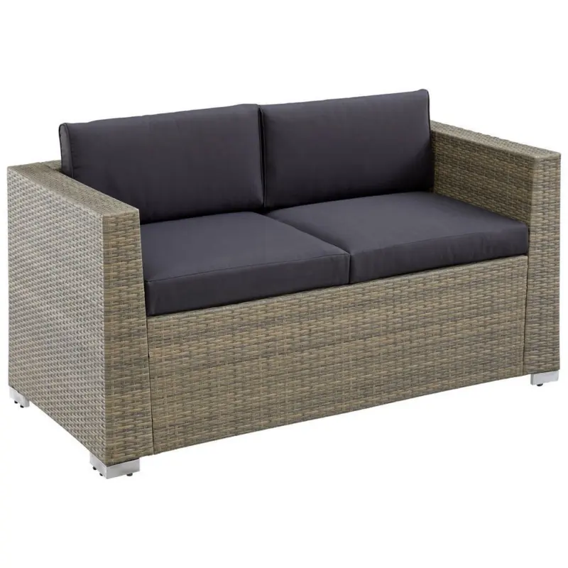 Gartenbank in Braun, Dunkelgrau