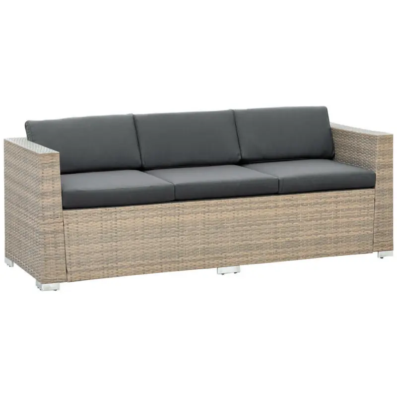 Gartenbank in Braun, Dunkelgrau