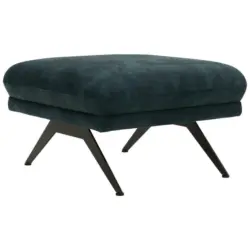 Hocker in Textil Petrol