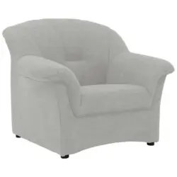 Sessel in Webstoff Hellgrau