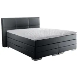 Boxspringbett 140/200 cm in Grau