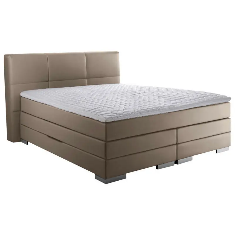 Boxspringbett 140/200 cm in Schlammfarben