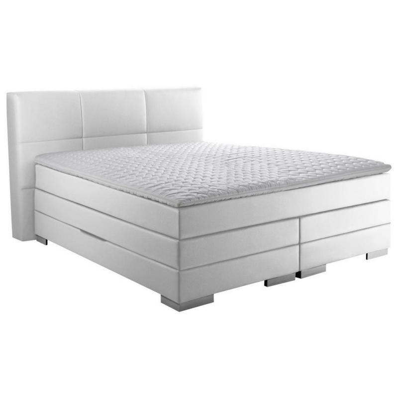 Boxspringbett 120/200 cm in Weiß