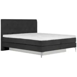 Boxspringbett 160/200 cm in Graphitfarben