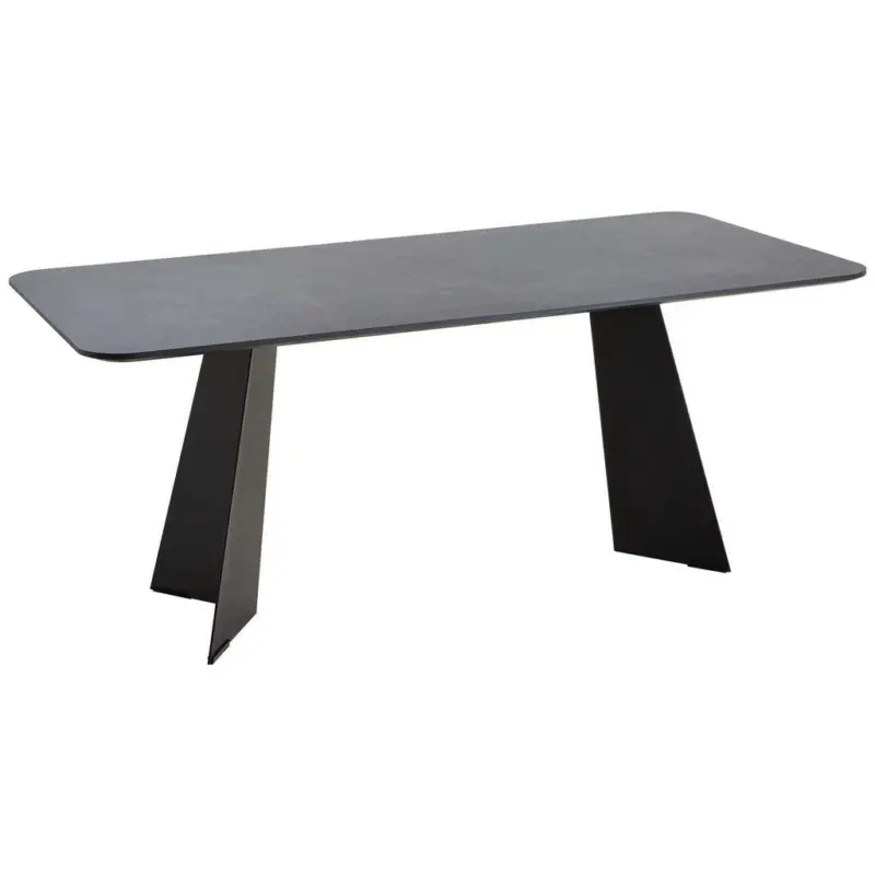 Esstisch in Metall, Kunststoff 180/90/75 cm