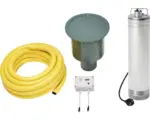Hornbach Technikpaket GARANTIA Garten PROline inkl. Füllstandsanzeige, Tauchdruckpumpe, Wassersteckdose, Druckschlauch