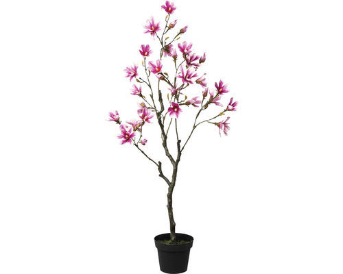 Kunstbaum Magnolienbaum Höhe: 135 cm pink