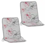 XXXLutz Lauterach - Ihr M&ouml;belhaus bei Bregenz Sesselauflage in Anthrazit, Rot Blume