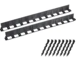 Hornbach Beeteinfassung, Pflasterkante 100 x 5,8 cm 2er Set schwarz