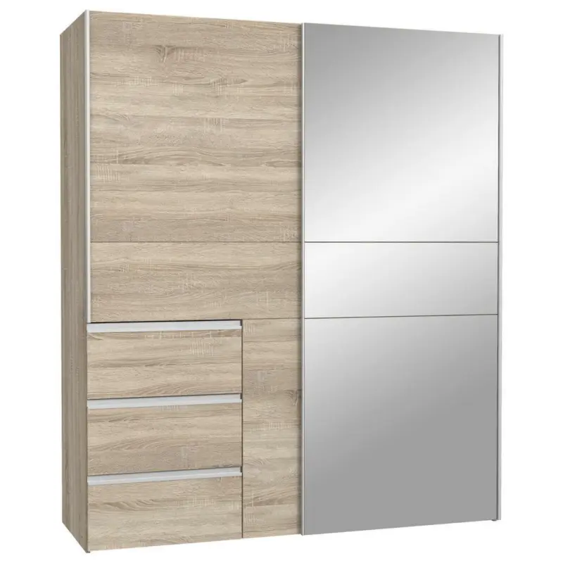 Schwebet&uuml;renschrank in Sonoma Eiche