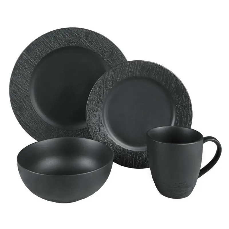 Kombiservice Black Rock 8-teilig