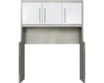 Hornbach Küchenüberbau Stengel Studioline 156x62 cm schwarz Matt/weiß glänzend