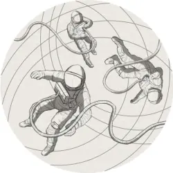 Fototapete 125/125 cm