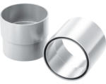 Hornbach PRECIT Rohrmuffe Kunststoff Grau NW 63 mm