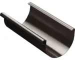 Hornbach PRECIT Dachrinne Kunststoff Braun 125 mm, Länge 1000 mm
