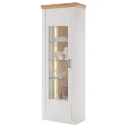 Vitrine in Eichefarben, Pinienfarben