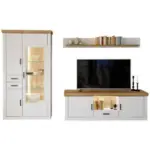 XXXLutz Lauterach - Ihr M&ouml;belhaus bei Bregenz Wohnwand 297/205/50 cm in Eichefarben, Pinienfarben