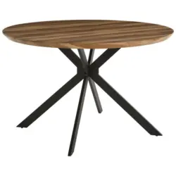 Esstisch in Metall, Holzwerkstoff 120/120/76 cm