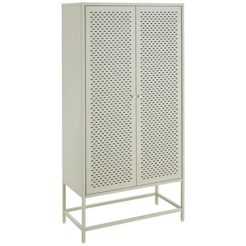 Mehrzweckschrank in Creme, Grau