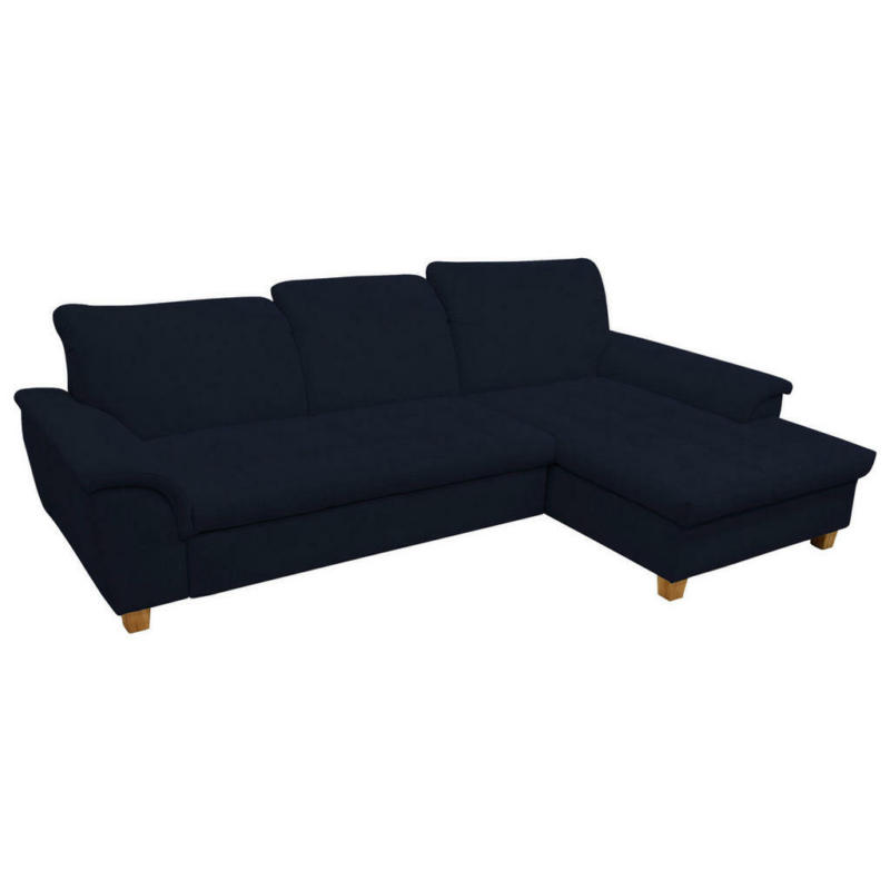 Ecksofa in Mikrofaser Blau