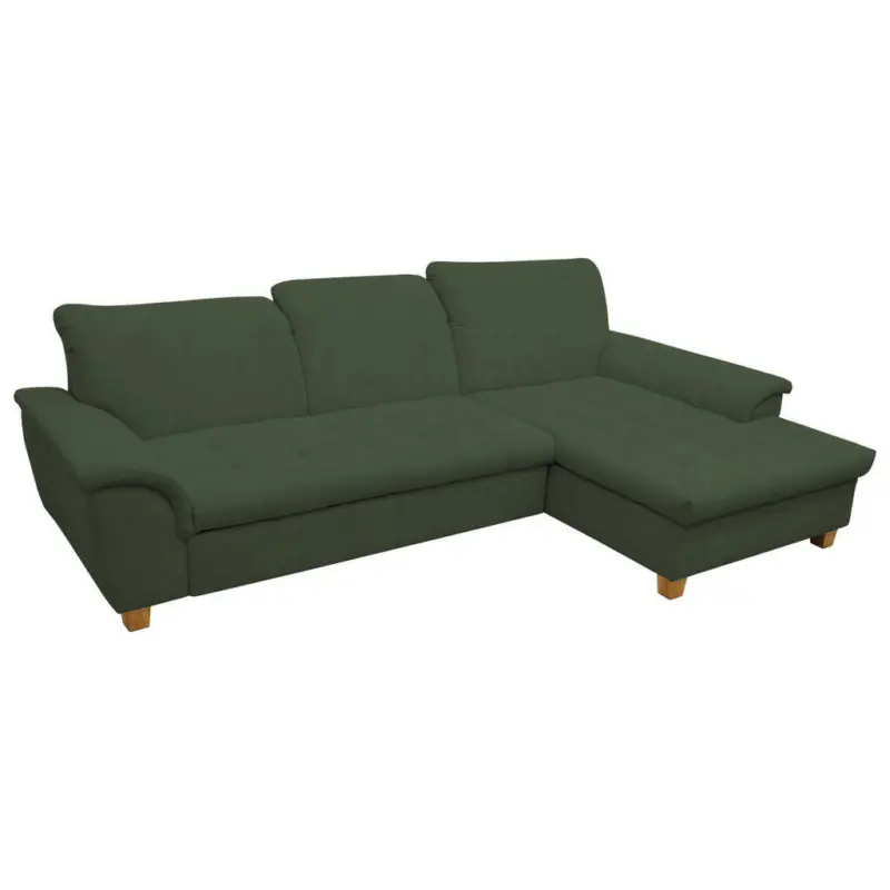 Ecksofa in Mikrofaser Grün