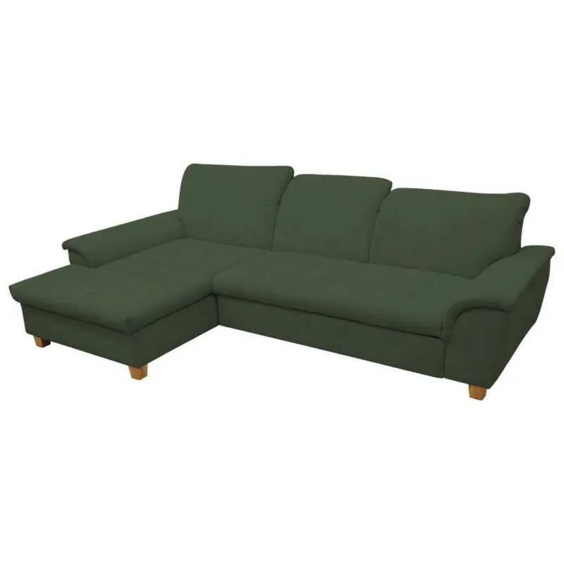 Ecksofa in Mikrofaser Grün