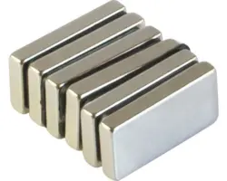 Blockmagnet Industrial Neodym 20x10 mm 6 Stück
