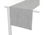 Hornbach Tischläufer Tino Leinen grau 40 x 140 cm