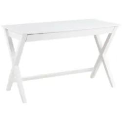 Schreibtisch 120/60/75 cm in Weiß