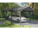 Hornbach Einzelcarport SKAN Holz Fichtelberg 317 x 808 cm Schiefer