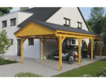 Hornbach Einzelcarport SKAN Holz Fichtelberg 423 x 808 cm Eiche hell