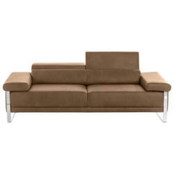 Zweisitzer-Sofa in Echtleder Fango
