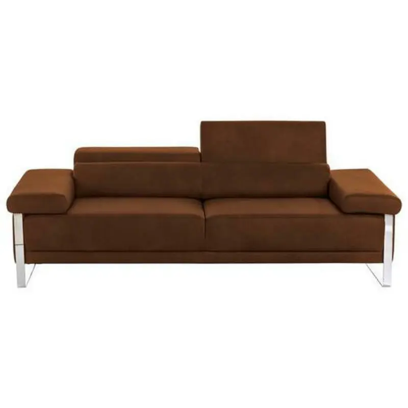 Zweisitzer-Sofa in Echtleder Dunkelbraun