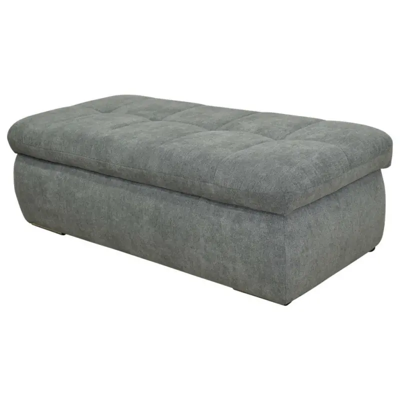 Hocker in Textil Dunkelgrau