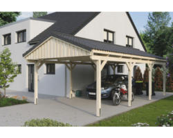 Einzelcarport SKAN Holz Fichtelberg 423 x 808 cm natur