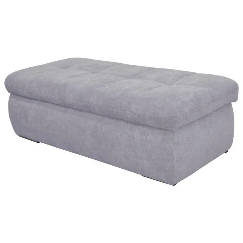 Hocker in Textil Grau